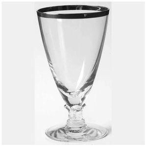 Crystal + Platinum Cordial/Juice Glasses